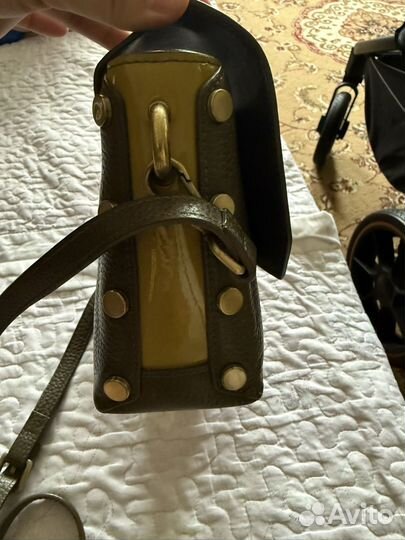 Сумка натуральная кожа терволина