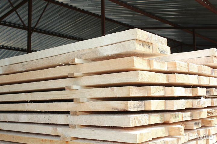 Доска обрезная, брус 100х100х6000