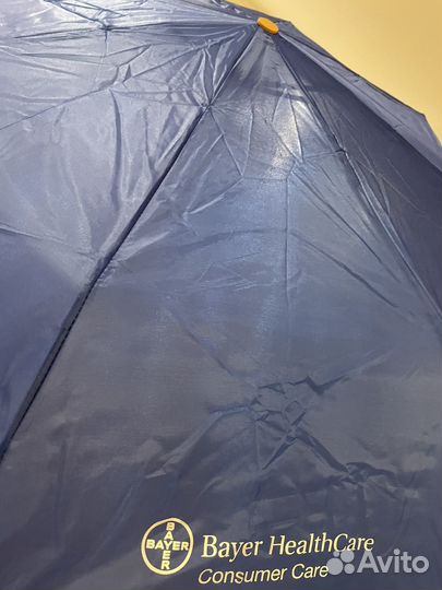 Компактный новый синий зонт Bayer Consumer Care