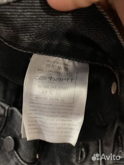 Мужские джинсы carhartt