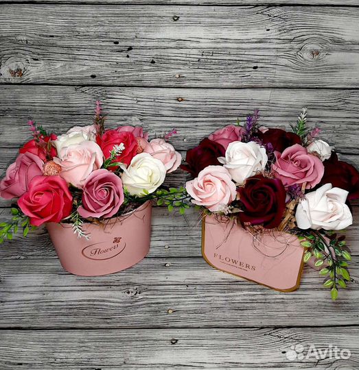 Мыльные розы подарки на пасху