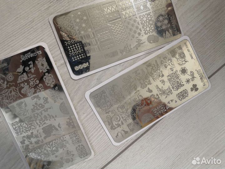 Набор для дизайна ногтей, стразы, блёстки, втирка