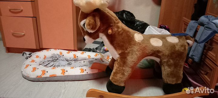 Детская лошадка качалка