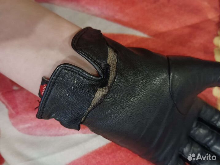 Перчатки кожа 2 пары