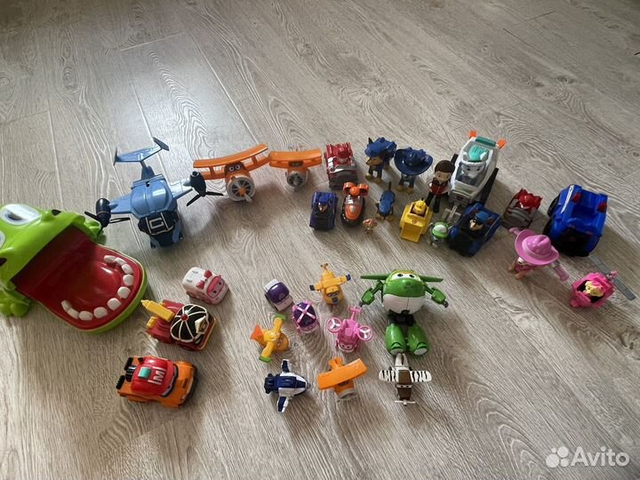 Щенячий патруль супер крылья Робокар Поли