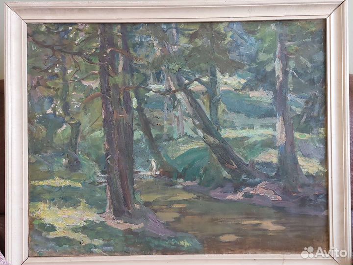 Картина маслом на холсте бу