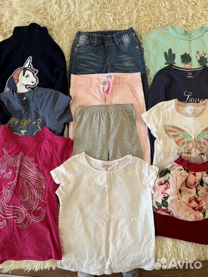 Вещи пакетом на девочку 116 -134
