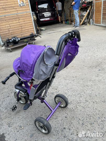 Детский велосипед с ручкой