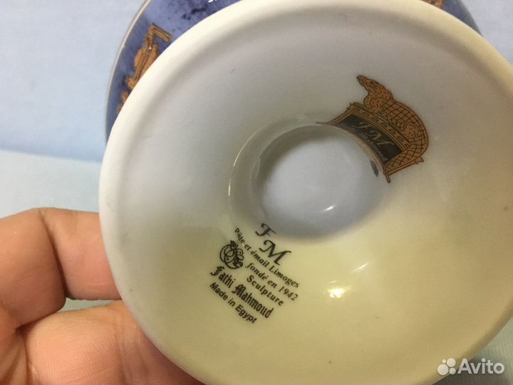 Бокал на ножке для чая коллекционный Египет