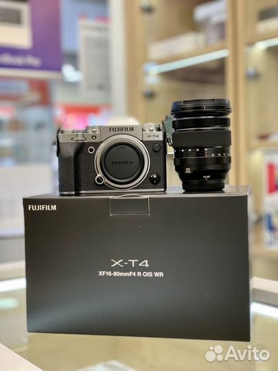 Fujifilm X-T4 Kit 16-80mm Меню