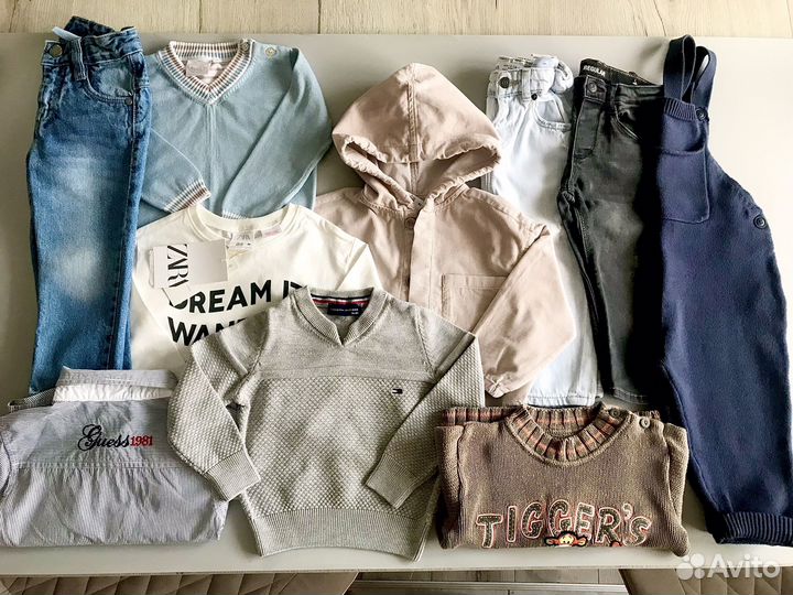 Одежда для мальчика Zara пакетом 80 86