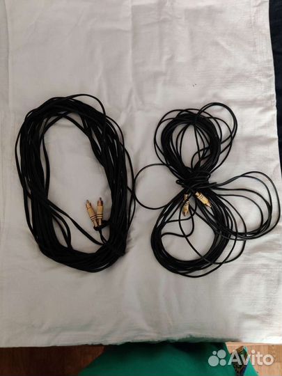 Акустические провода, разъём RCA