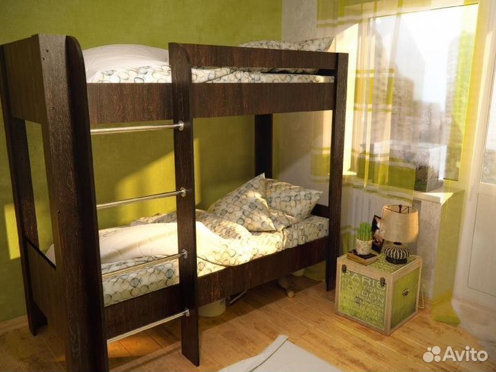 Кровать двухъярусная К2 