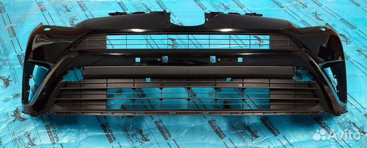 Бампер Рав 4 40 рестайлинг с решётками