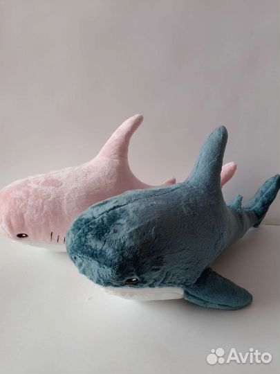 Акула из икеи розовая