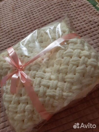 Плюшевые пледы для новорожденных