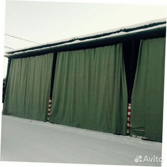 Шторы для гаража (брезентовые)