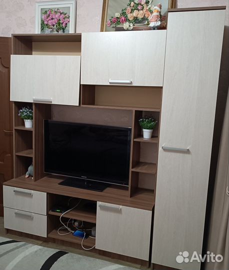 Стенка в гостиную со шкафом бу