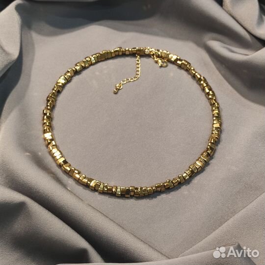 Колье чокер из натуральных камней