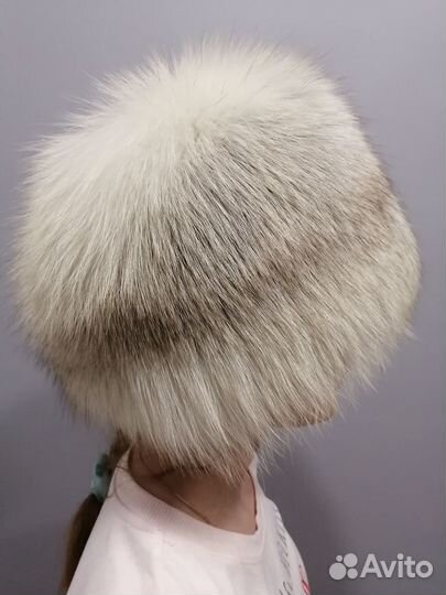 Шапка из меха лисы