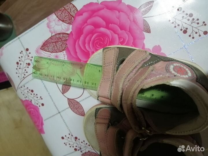 Ортопедические сандалии для девочки, размер 19