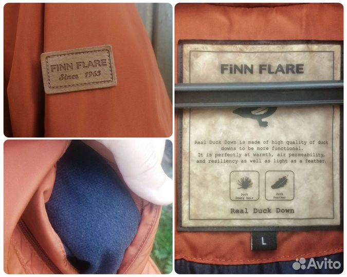 Пуховик женский Finn flare