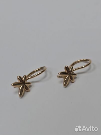Золотые серьги