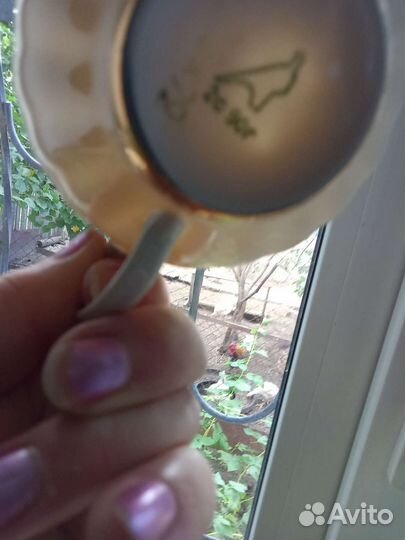 Чашка с блюдцем фарфор Дулево, СССР