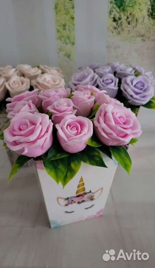 Мыльные букеты