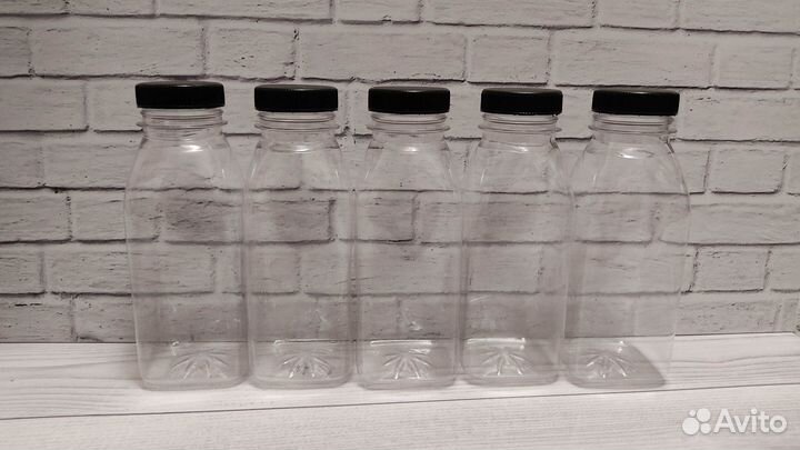 Бутылочки платиковые 250мл 10 штук