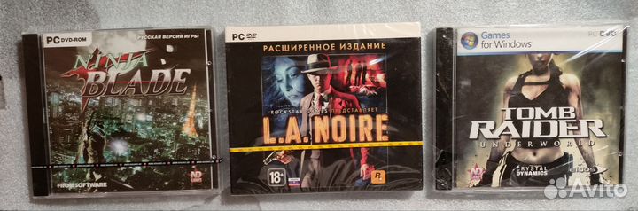 Лот 8 дисков лицензия новые и б/у