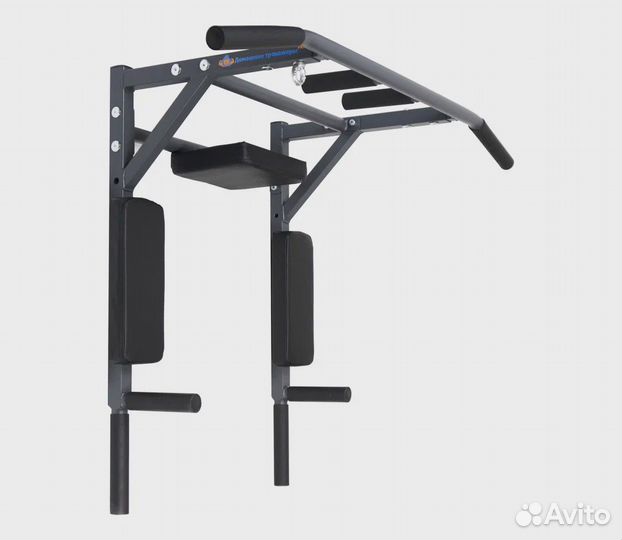 Настенный турник 3 в 1 цвета графит, новый