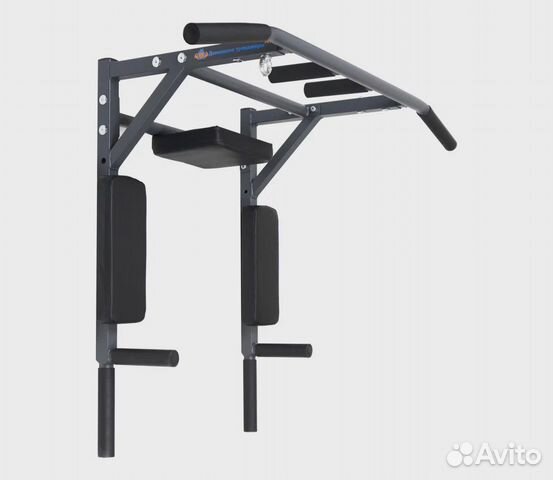 Настенный турник 3 в 1 цвета графит, новый