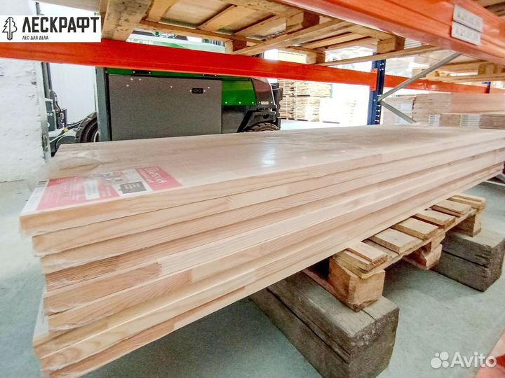 Мебельный щит 18*600*4000 мм сорт C, сращенный