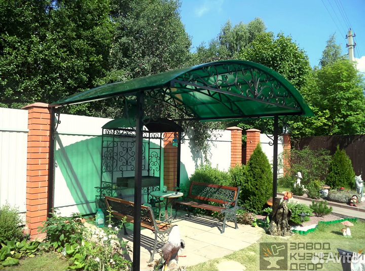 Навесы для автомобиля под ключ