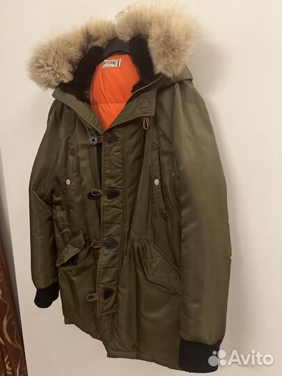 Пуховик мужской Finisterre меховой, 52 размер