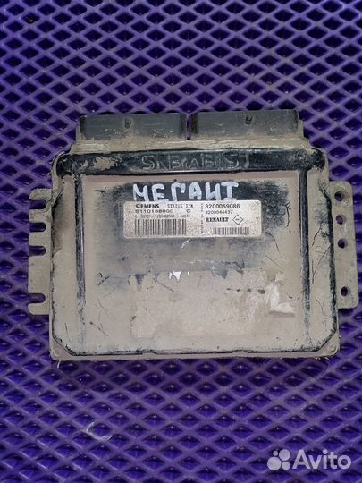 Блок управления двигателем Renault Megane