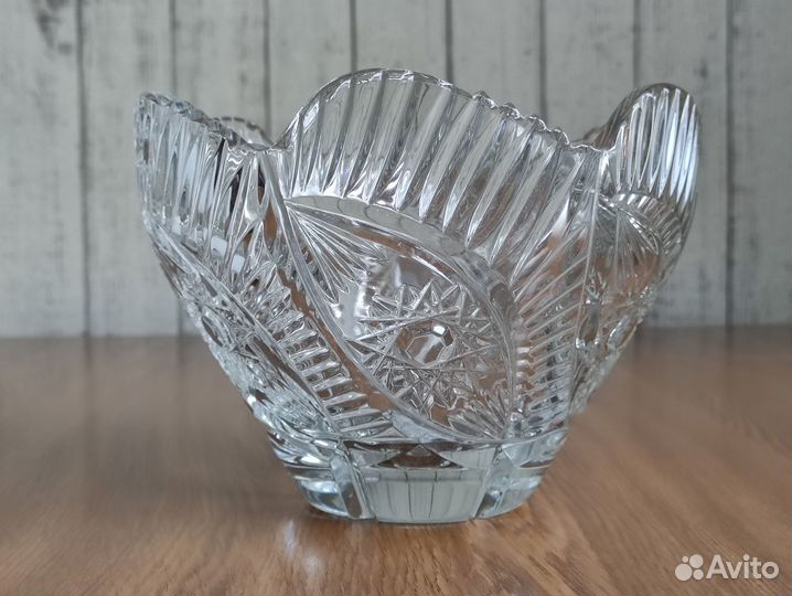 Ваза хрусталь