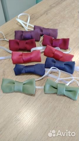 Галстук бабочка детский много