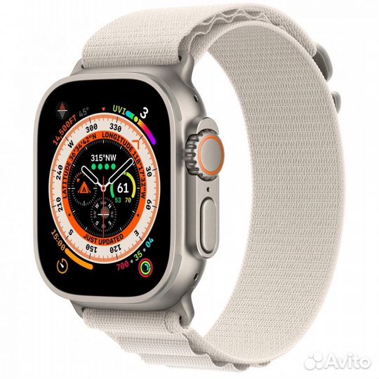 Ремешок Apple Watch Ultra Alpine Starlight (L)