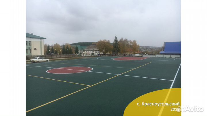 Покрытие из резиновой крошки