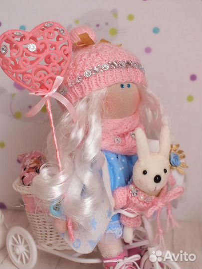 Интерьерные текстильные куклы ручной работы