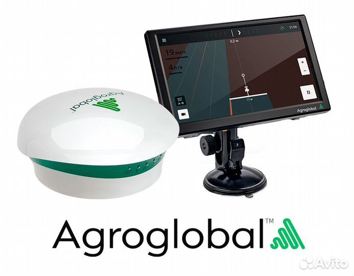 Агронавигатор Agroglobal с 2-частотным приёмником