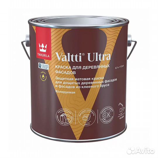 Краска для дерева Tikkurila Valtti Ult
