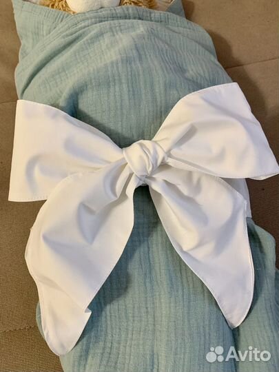 Лента бант на выписку