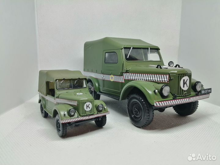 Модель газ-69 «Комендатура» в масштабе 1:24