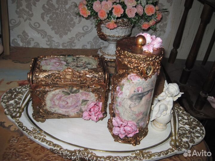 Контейнеры для ватных дисков и палочек. Коробочки