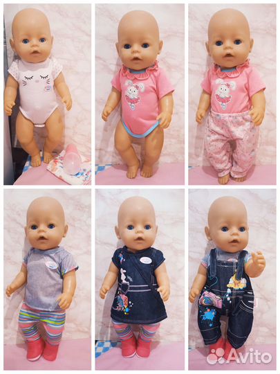 Кукла беби борн baby born и единорог poopsie