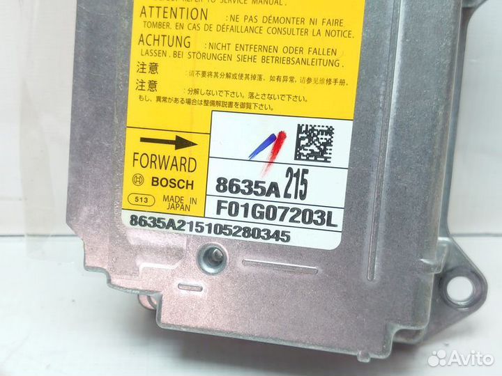 Блок безопасности SRS Mitsubishi ASX I (2010—2013)