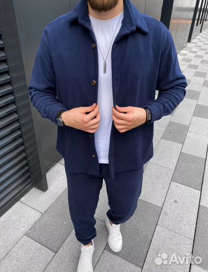 Спортивный костюм утепленный мужской